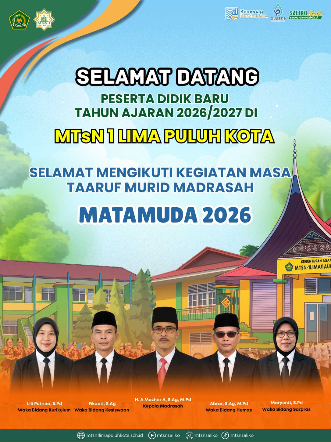 Selamat Datang Murid Baru Tahun Ajaran 2026/2027