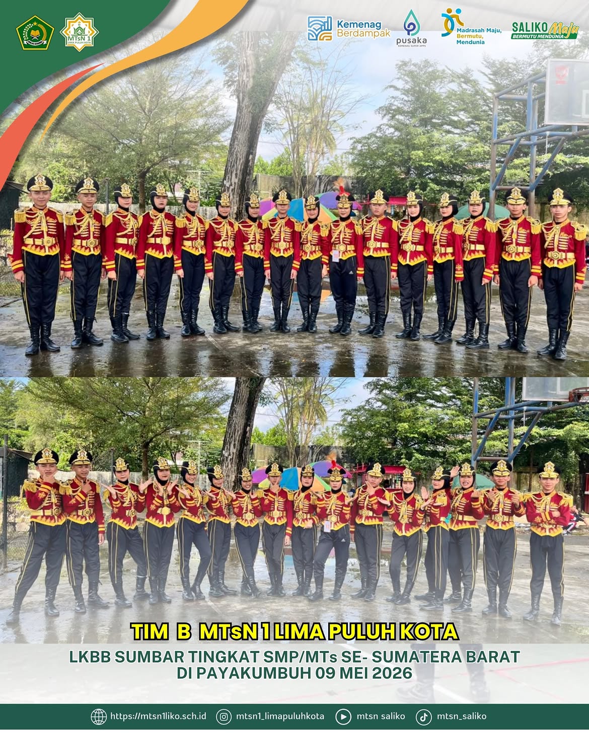 MTsN 1 Lima Puluh Kota Borong Penghargaan di Ajang LKBB Sumbar 2026